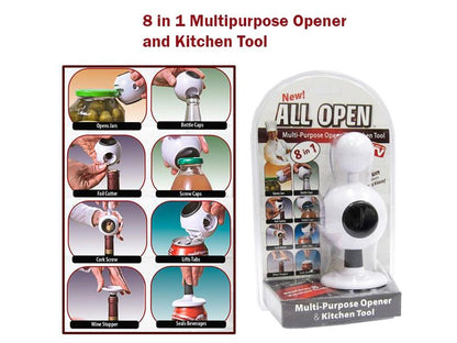 All Open 8 In 1 Multi-purpose Opener & Kitchen Tool