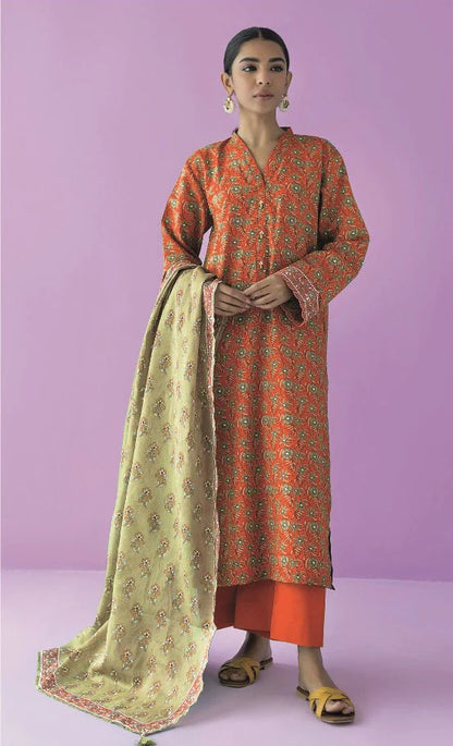 Orient Lawn | Unstitched Collection 3 PIECES