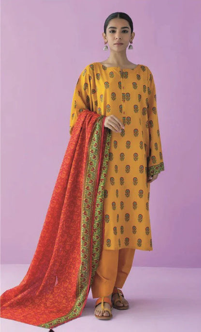 Orient Lawn | Unstitched Collection 3 PIECES