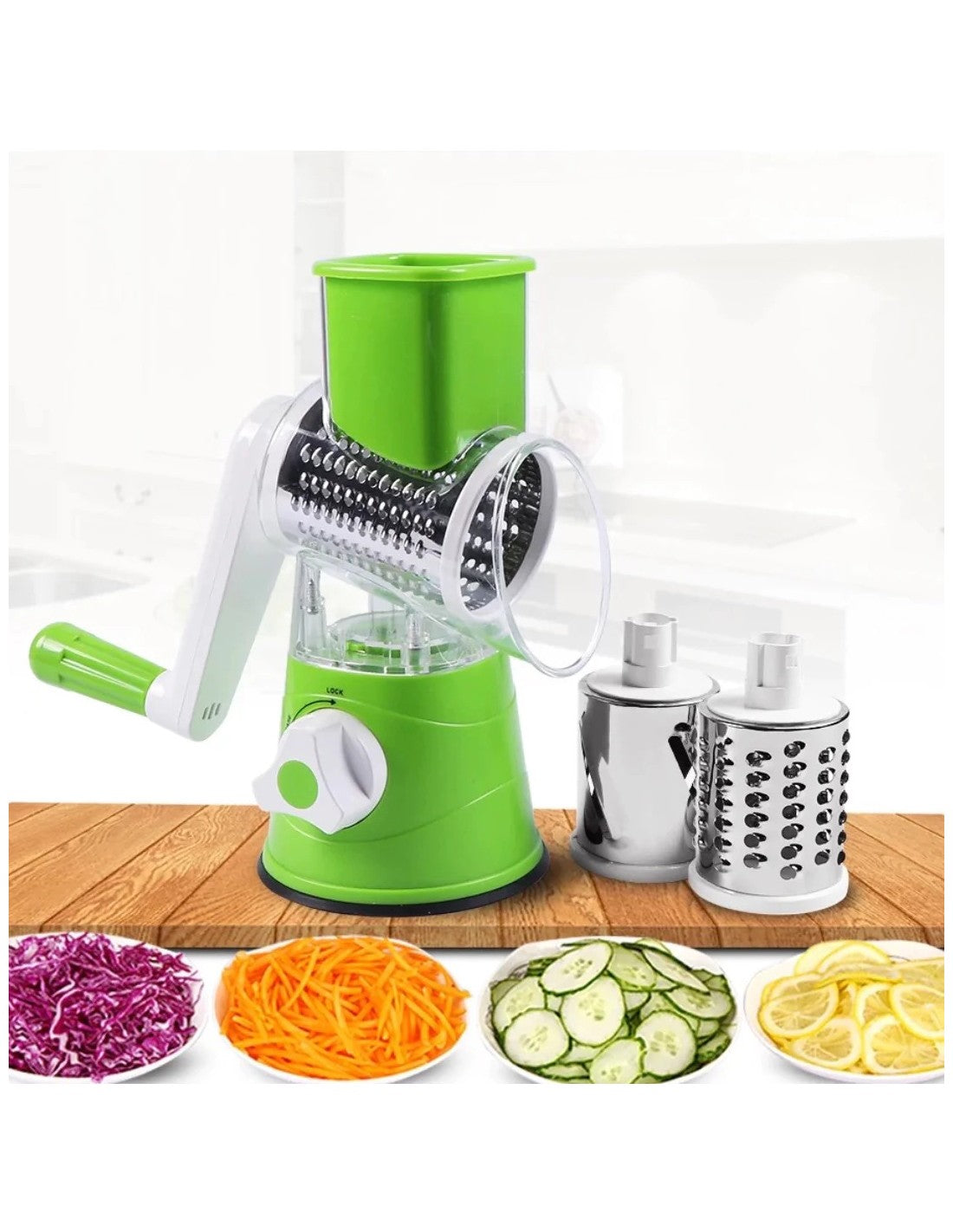 10 pcs combo package Manual Vegetable Cutter Slicer Multifunctional Round Slicer Gadget Multifunction Kitchen Gadget Food Processor Blender Cutter( random color )