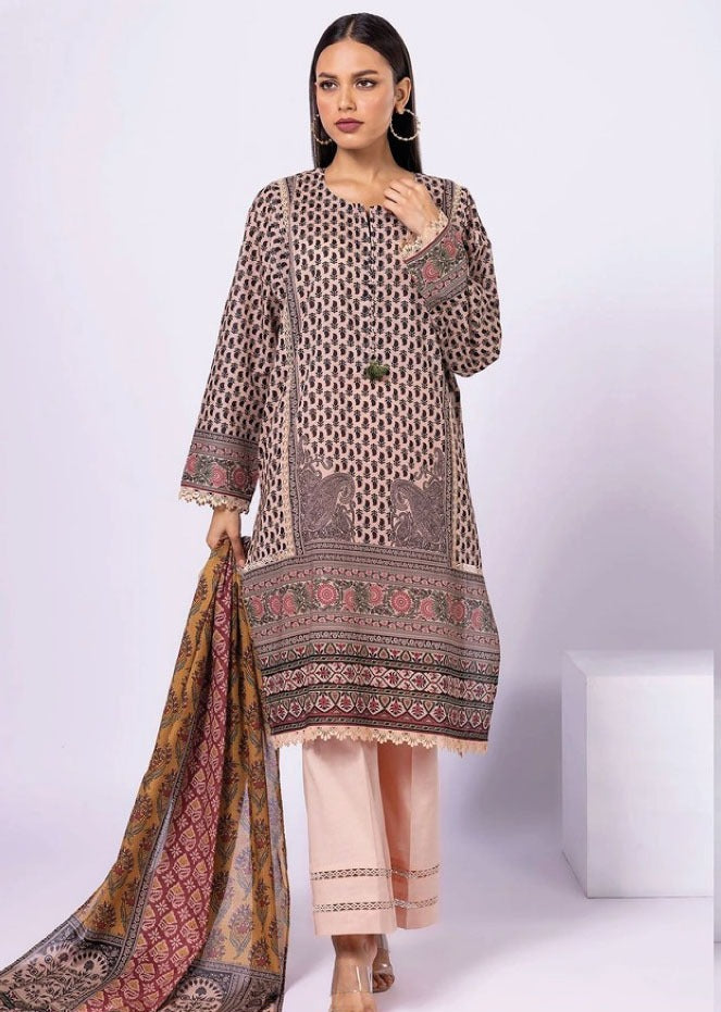 Khaadi Lawn  3 PIECES (suit code 538)