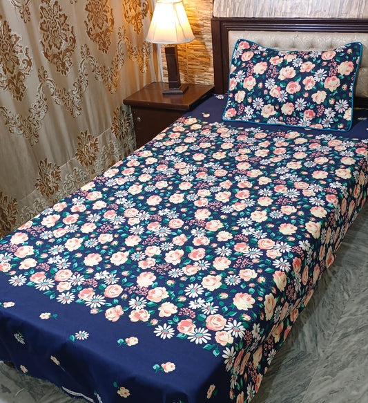 3D-Crystal cotton single pair Bedsheets