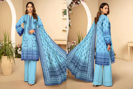 Mirha Lawn 3 PIECES Party Wear unstitched