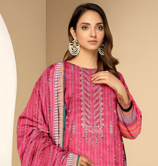 Mirha Lawn 3 PIECES Party Wear| Summer 24